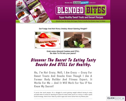 Blended Bites – Healthy Snacks & Treats Recipes