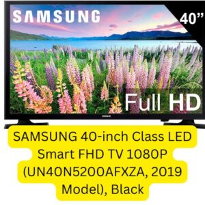 SAMSUNG 40-inch Class LED Smart FHD TV 1080P (UN40N5200AFXZA, 2019 Model), Black