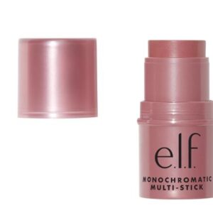 e.l.f. Monochromatic Multi Stick, Creamy, Lightweight, Versatile, Luxurious, Adds Shimmer, Easy To Use On The Go, Blends Effortlessly, Sparkling Rose, 0.17 Oz